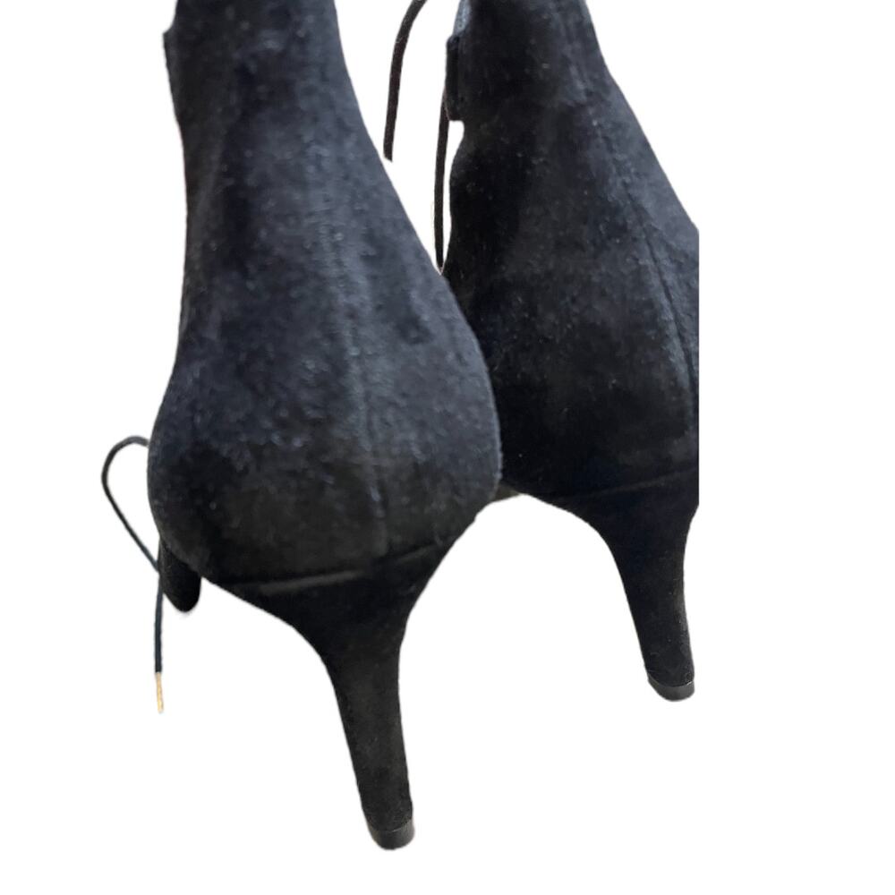 & Other Stories Faux Suede Lace Up Heels - Picture 7 of 9